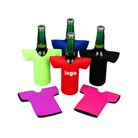 Manchon isotherme en néoprène 330 ml pour canette de bière, en forme de t-shirt, avec logo personnalisé par sublimation, pour fêtes en extérieur