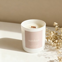 Décoration d'intérieur, coffret cadeau pour la Saint-Valentin, Diwali, coffret cadeau de bougies parfumées, coffret cadeau personnalisé OEM, étiquette privée, aromathérapie, pot en verre de luxe