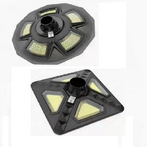 Lampadaire solaire LED 400W avec capteur PIR grand angle, corps en aluminium IP65 pour l'éclairage de jardin et de paysage, alimenté par batterie - Product Image 6