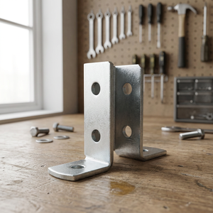Support d'étagère en métal de 2 pouces à 90 degrés, robuste, pour armoires, placards et meubles - Product Image 2