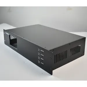 Высокое качество 2.5U алюминиевый корпус коробки усилитель мощности аудио контроллер металлический шкаф