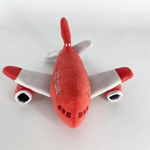 最受欢迎促销礼品定制设计可爱可爱设计卡通毛绒玩具飞机