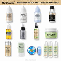 Colle adhésive Radistuns personnalisée pour perruques en dentelle, résistante à l'eau, forte tenue, pour kit d'installation de perruques frontales
