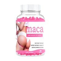 Gummies à l'extrait de racine de Maca pour la gestion de l'énergie féminine, 60 gummies, 2 gummies par jour, complément alimentaire pour adultes
