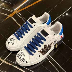 Chaussures pour hommes en cuir confortables avec semelle souple, logo personnalisé d'usine, baskets de marque originales - Product Image 1