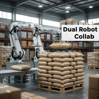 JINWEI DS-CR25-G/S 25kg 1798mm Certifié CE Cobot Palettiseur Haute Précision 6 Axes 9-13pcs/min ISO 13849-1 Carton Lourd Flexible