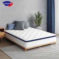 Matelas en mousse à mémoire de forme en tissu respirant confortable pour sommeil Matelas à ressorts ensachés