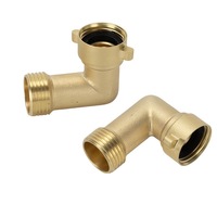Raccord coudé mâle en laiton 16 mm NPT à filetage rapide 90 degrés pour aspiration, avec insert de tuyau complet à verrouillage automatique, installation facile et complète