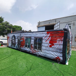 Laberinto de casa embrujada inflable Oxford de alta calidad de nuevo diseño <span class=keywords><strong>2023</strong></span> con impresión completa para Halloween - Product Image 3