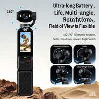 1,97 inç HD Ekranlı 4K 20MP Dış Mekan Aksiyon Kamerası – 180 °   Döndürülebilir Lens, 1800mAh 18650 Pil, Type-C Şarj, Döngüsel Kayıt