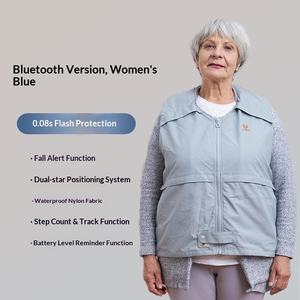 Gilet de sécurité pour personnes âgées à réponse rapide et facile à porter avec déploiement automatique d'airbag et amortissement intelligent pour une <span class=keywords><strong>réduction</strong></span> fiable des blessures - Product Image 3