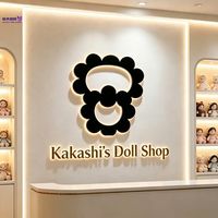 Letrero LED Acrílico 3D Personalizado con Halo Retroiluminado, Acero Inoxidable Grueso, Publicidad Comercial para Centros Comerciales, Tiendas, Oficinas