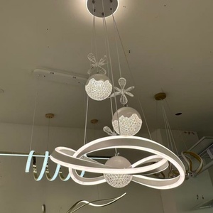 Đèn pha lê hiện đại sang trọng phòng ăn Đèn chùm nhà dẫn cảm giác tiên tiến đèn phòng khách 120W 220V 3cct Mặt dây chuyền chiếu sáng 2025 - Product Image 3