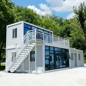 Kontainer Bertingkat Dua dengan Jendela Kaca & Teras - Baja Kekuatan Tinggi Logistik Global - Product Image 4