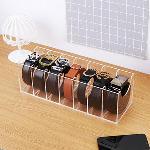 Jayi Tùy Chỉnh Rõ Ràng Vành Đai Tổ Chức <span class=keywords><strong>Acrylic</strong></span> Vành Đai Chủ Đa Chức Năng Hiển Thị Trường Hợp Lưu Trữ Chủ - Product Image 2