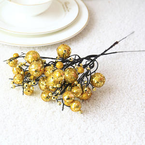 Simulation <span class=keywords><strong>de</strong></span> feuille <span class=keywords><strong>de</strong></span> Noël minimaliste scandinave Boutures <span class=keywords><strong>de</strong></span> ficelle <span class=keywords><strong>de</strong></span> baies <span class=keywords><strong>de</strong></span> fruits Décorations d'arbre <span class=keywords><strong>de</strong></span> Noël - Product Image 3