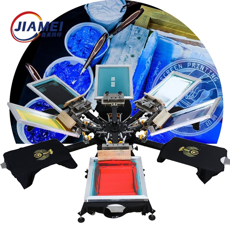 8 Color Manual Laser Silkscreen Machinery