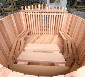 D'alphasauna Haute Qualité En Bois Sauna Bain À Remous Internes Sauna à Bois Poêle - Product Image 2