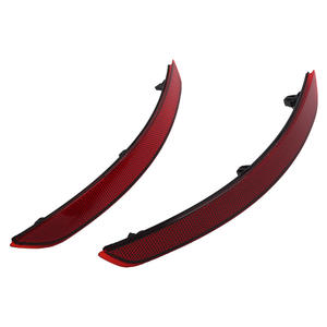 Reflector de Parachoques Trasero para Audi A3, Forma de Menisco, Material ABS, Instalación con Clic, Izquierdo y Derecho, Lente LED R175 - Product Image 2