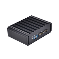 Mini PC sin ventilador Ordenador industrial i7 4500U i5 4200U I3 4005U Red dual Puerto serie dual Win10 Linux WiFi Micro PC de escritorio
