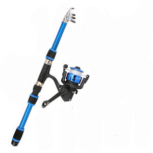 Ensemble de cannes à pêche télescopiques en fibre de carbone portable pour hommes, 1,8 m, pour la pêche à la <span class=keywords><strong>truite</strong></span> et au bar en eau douce et salée, avec poignée en EVA - Product Image 1