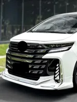 Nouveau kit carrosserie blanc pour Alphard série 40 2024 – Amélioration/Modernisation : Pare-chocs avant, jupes latérales, lèvre arrière en ABS