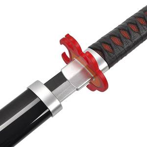 Espada Nichirin de Kyojuro Rengoku de Demon Slayer, 105 cm, Réplica de Anime Japonés, Espuma de PU, Katana de Juguete para Niños, Espada Samurai - Product Image 4