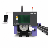 Machine de découpe laser à fibre pour tubes métalliques robustes 6M, découpeuse rotative CNC pour tuyaux en acier 1500W 2000W 3000W 6000W 12KW