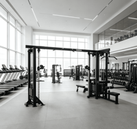Équipement de musculation professionnel pour la maison et les salles de sport commerciales, station de fitness multifonctionnelle à 5 postes pour les exercices de poitrine et de jambes