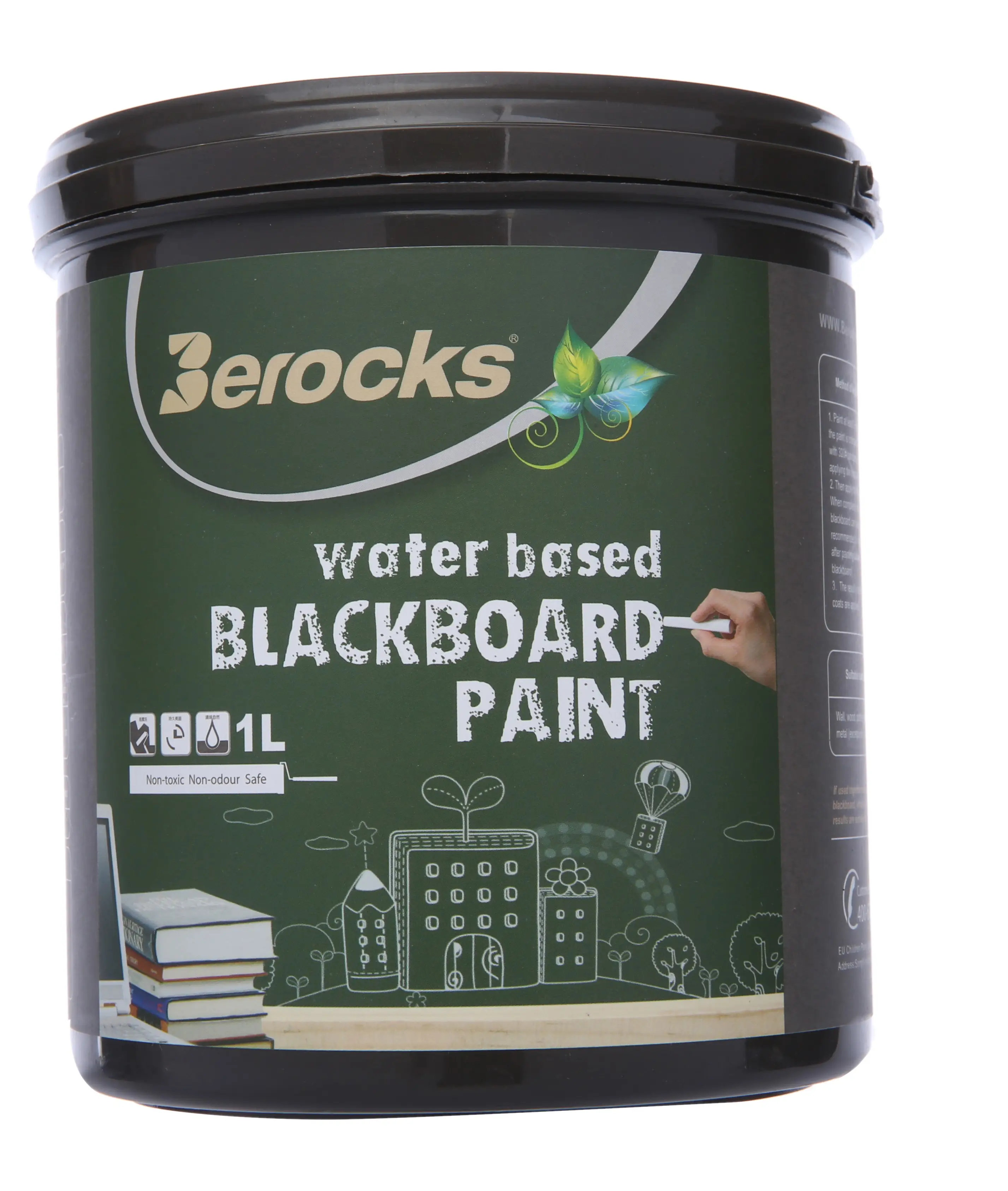 फैक्टरी उच्च गुणवत्ता वाले पानी आधारित प्रदान ब्लैकबोर्ड चाक और सजावटी के लिए पेंट