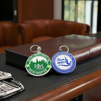 Iota Phi Lambda Lettres Grecques PVC Porte-clés Réglable En Caoutchouc En Plastique Porte-clés Zeta Phi Beta Sororité Fraternité Cadeaux Ensembles