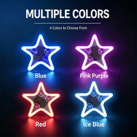 1 pièce Lampe LED néon solaire pour voiture, à ventouse sans fil, pour vitre arrière, lampe d'ambiance décorative