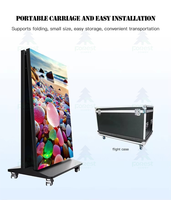 Pantalla LED Plegable P1.25 para Carteles, Brillo de 500-1000cd, Compatible con Múltiples Formatos de Video, para Interiores