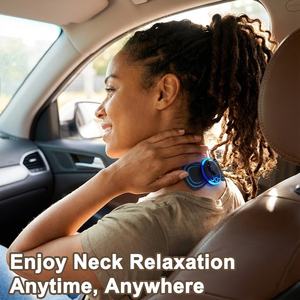 Mini masajeador de cuello eléctrico portátil, <span class=keywords><strong>almohadillas</strong></span> <span class=keywords><strong>cervicales</strong></span> para aliviar la presión de todo el cuerpo - Product Image 2