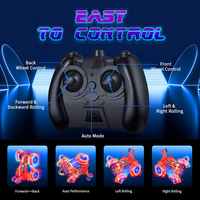 Voiture télécommandée araignée RC, véhicule de cascade 360 °   Jouet télécommandé lumineux LED amusant pour l'extérieur, cadeau pour enfants