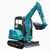 Mini-excavatrice SWE25F 2.6T de petite taille, 0.066m³, pour travaux résidentiels