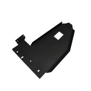 Parachoques delantero de acero resistente clásico con ganchos y revestimiento de polvo negro para <span class=keywords><strong>Jeep</strong></span> Wrangler 2007-2017 JK, accesorios para automóviles - Product Image 6