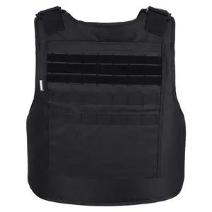 KMS Ready Wholesale Outdoor Security Hunting Protective Adjustable Size Black Tactical Vest Plate Carrier