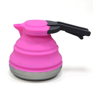 Portatile all'aperto pieghevole in Silicone acqua bollitore per il campeggio cucina forniture per uso alimentare - Product Image 4