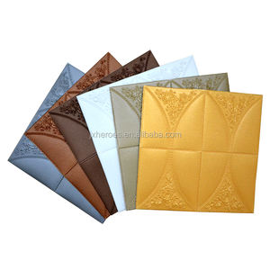 <span class=keywords><strong>3D</strong></span> PE Schiuma Autoadesivo Carta Da Parati Sticker Molle Pannello a Parete <span class=keywords><strong>per</strong></span> la Decorazione Della Casa - Product Image 1