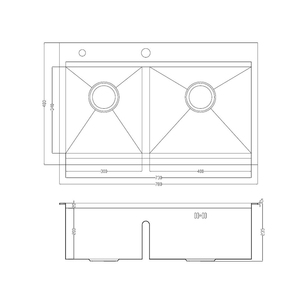 Prezzo all'ingrosso <span class=keywords><strong>lavello</strong></span> a doppia vasca <span class=keywords><strong>lavello</strong></span> da <span class=keywords><strong>cucina</strong></span> fattoria <span class=keywords><strong>lavello</strong></span> in acciaio inossidabile 304 - Product Image 5