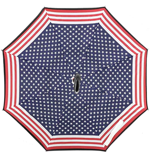 डबल परत ब्रिटिश झंडा अच्छी गुणवत्ता स्वचालित खुला मुद्रित अंदर छाता - Product Image 3