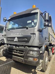 รถดัมพ์ใหม่ Sinotruck HOWO TX สีเทา 400 แรงม้า 8x4 พร้อมเครื่องปรับอากาศสำหรับขาย - Product Image 2