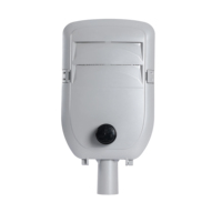 Lampadaire LED à double module en alliage d'aluminium gris clair, alimenté en courant alternatif, haute luminosité, étanche IP66, garantie 5 ans, 4000K, dimmable