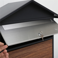 Boîte de livraison de colis extérieure en métal antivol et étanche WELDON OEM ODM, boîte aux lettres intelligente avec serrure à clé à pression pour la maison, le jardin et la poste