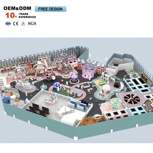 Equipo de Juegos Infantiles Personalizado con Temática de Castillo Azul para Interiores, de 500 a 700 Metros Cuadrados, Venta al por Mayor - Product Image 3