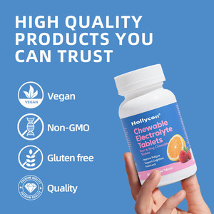 แท็บเล็ตเกลืออิเล็กโทรไลต์แบบเคี้ยวได้เม็ดยาโซเดียมไดเอ็ตอิเล็กโตรไลท์ช่วยเพิ่มความเมื่อยล้า - Product Image 6