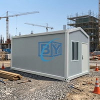 Maison conteneur modulaire de luxe préfabriquée de 20 pieds pour petite famille, mobile, portable et détachable, avec garantie d'un an, pour usage en hall