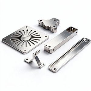 Fabrikasi Logam Kustom Baja Galvanis CNC Bending Pasifasi Untuk Braket Struktural Luar Ruangan Bagian Fabrikasi Presisi OEM - Product Image 1