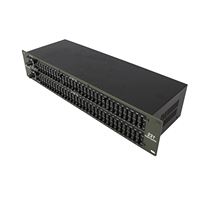 Égaliseur graphique audio professionnel 231 double 31 bandes, égaliseur 1/3 d'octave à Q constant, montage en rack métallique, système de sonorisation DJ PA pour scène